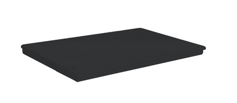 Arbeitsplatte Metall, glatt, 1000 x 600 mm HT 300 S